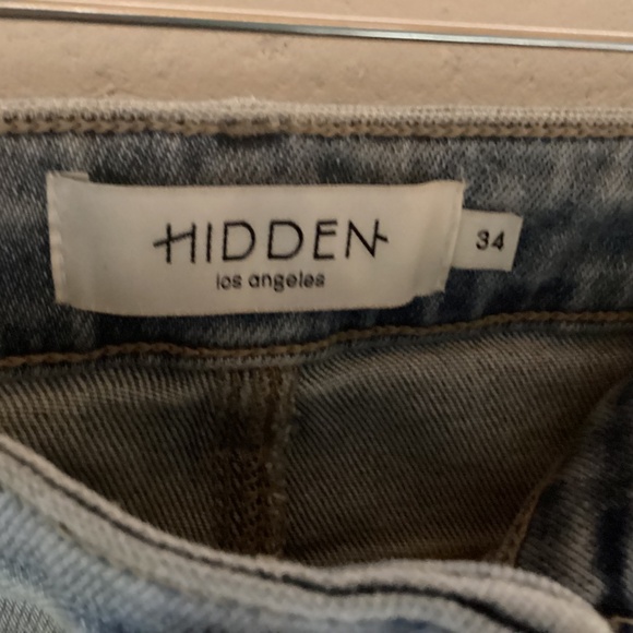 Hidden Los Angelos Women’s Jeans | High Rise | Distressed Hem | Cute! - Picture 2 of 3